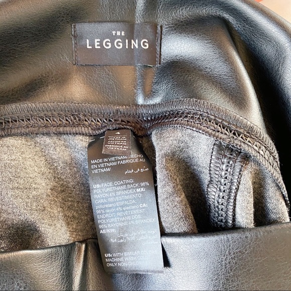 WHITE HOUSE BLACK MARKET Vegan Leather Leggings 4 - Picture 8 of 8